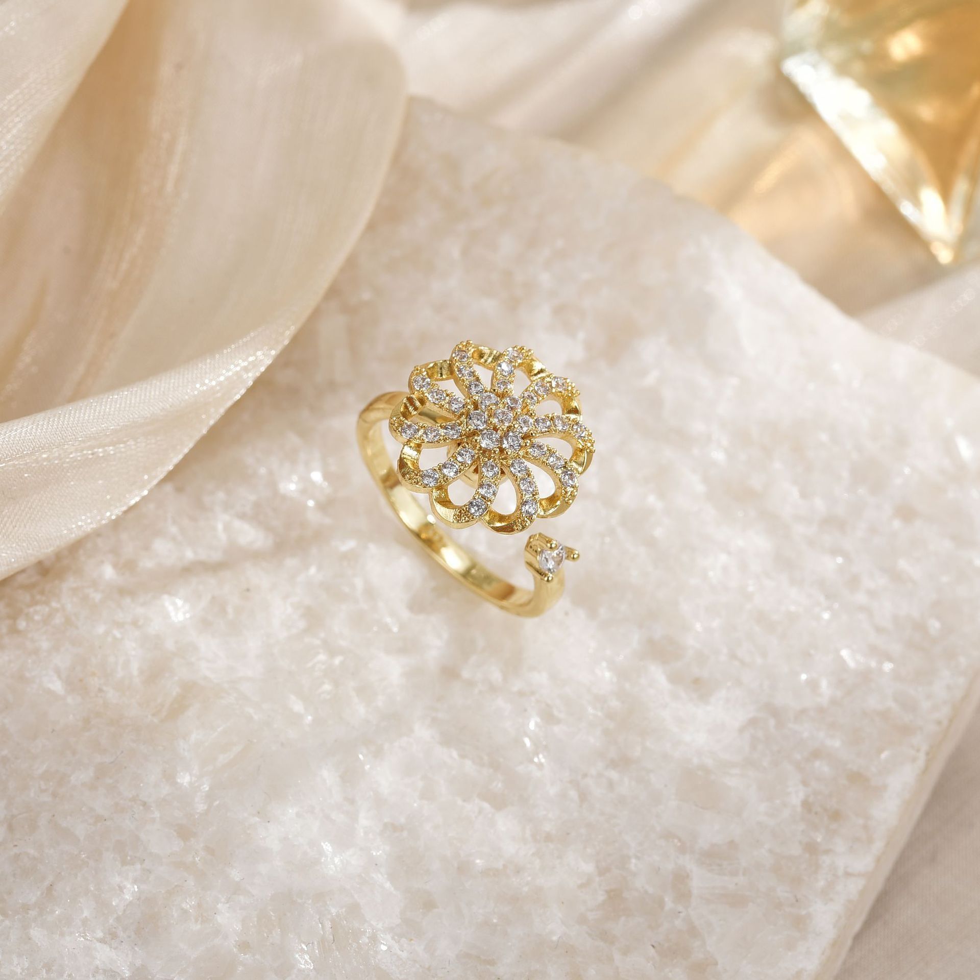 18K Gold-Plated Copper Ring