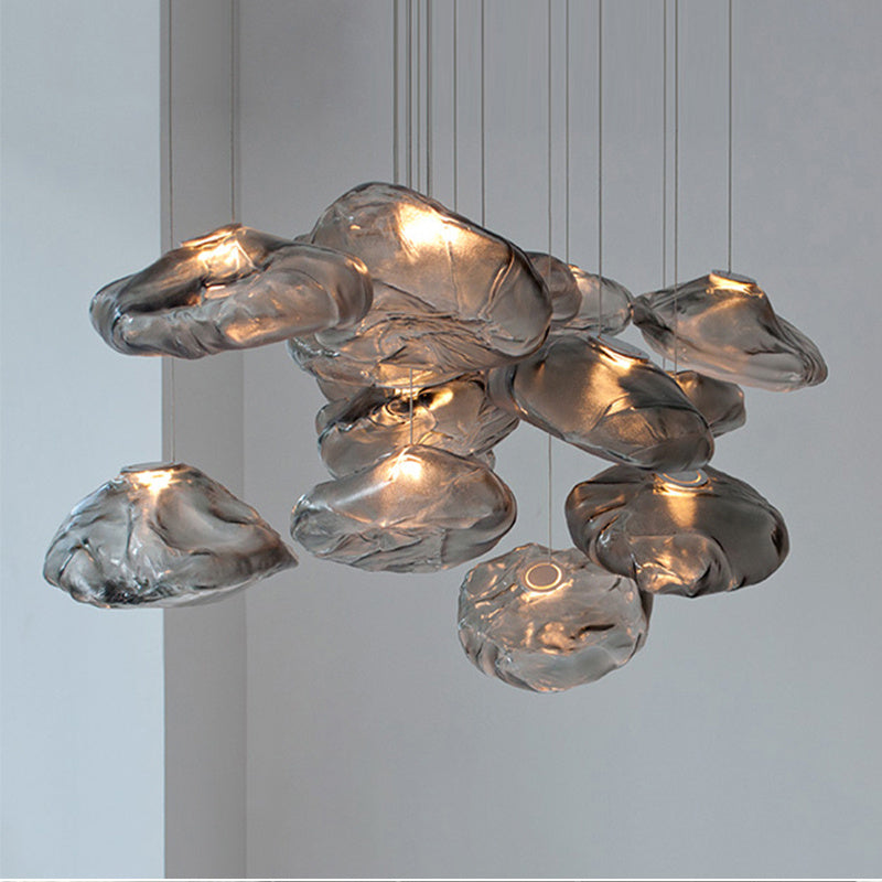 Postmodern Glass Decorative Chandelier