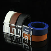 Smooth-Buckle Unisex Belt