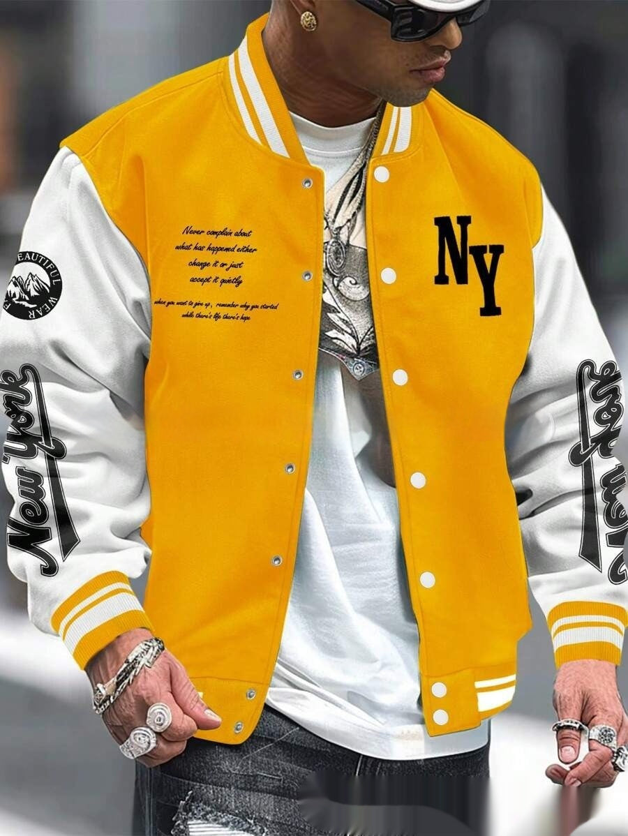 Baseball Cardigan Jacket