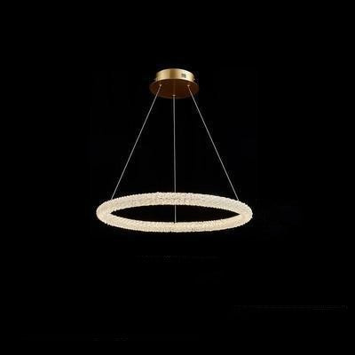 Crystal Ring Chandelier