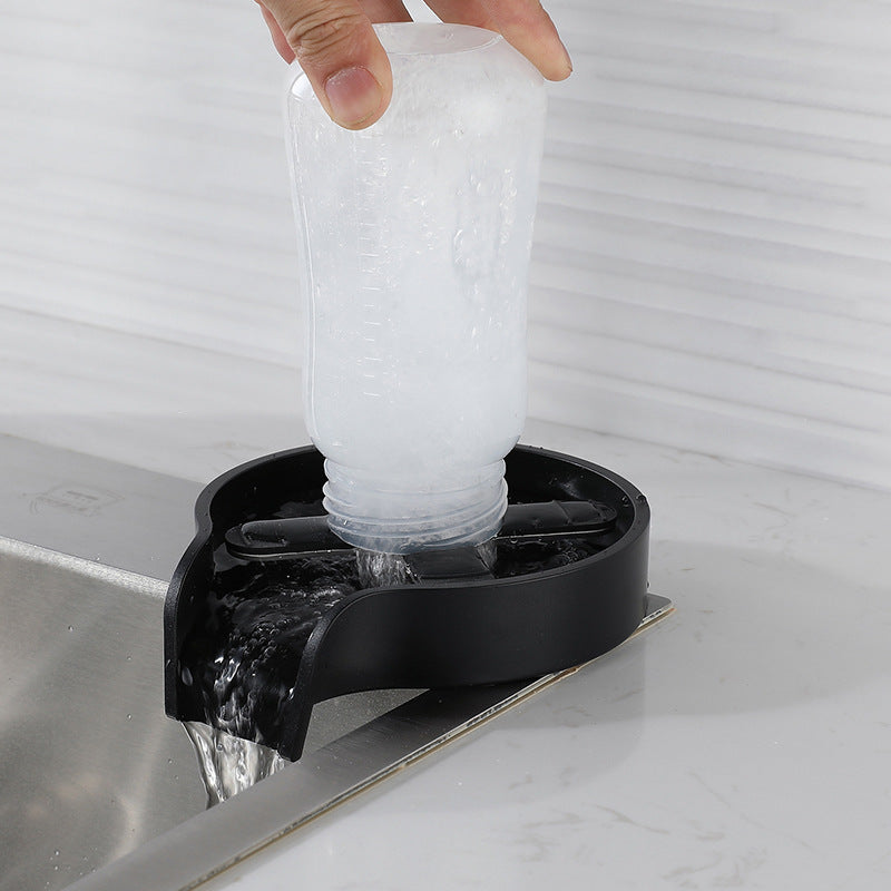Sink-Mount Glass Rinser — Stainless Steel