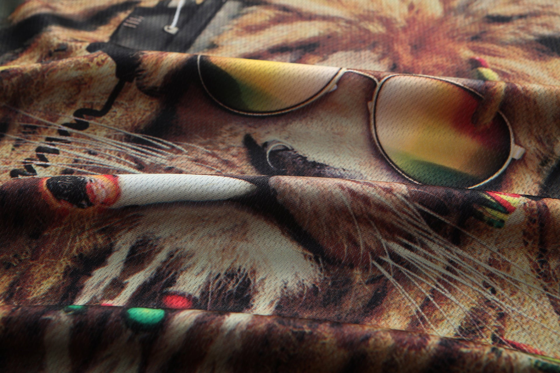 Men's 3D Lion Print Tee