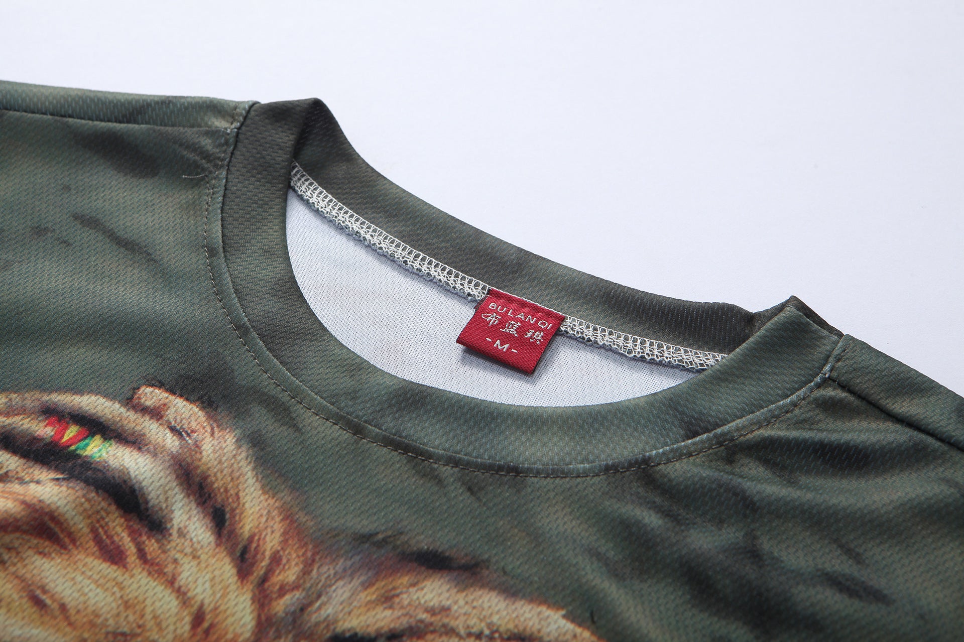 Men's 3D Lion Print Tee