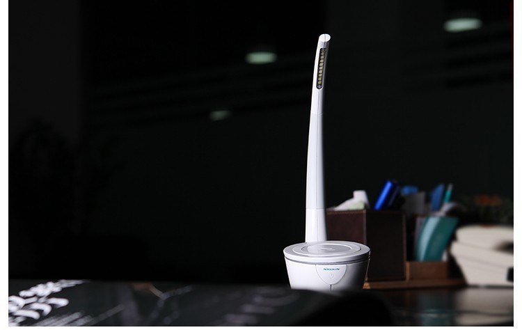 Touch-Dim Desk Lamp with Wireless Charger