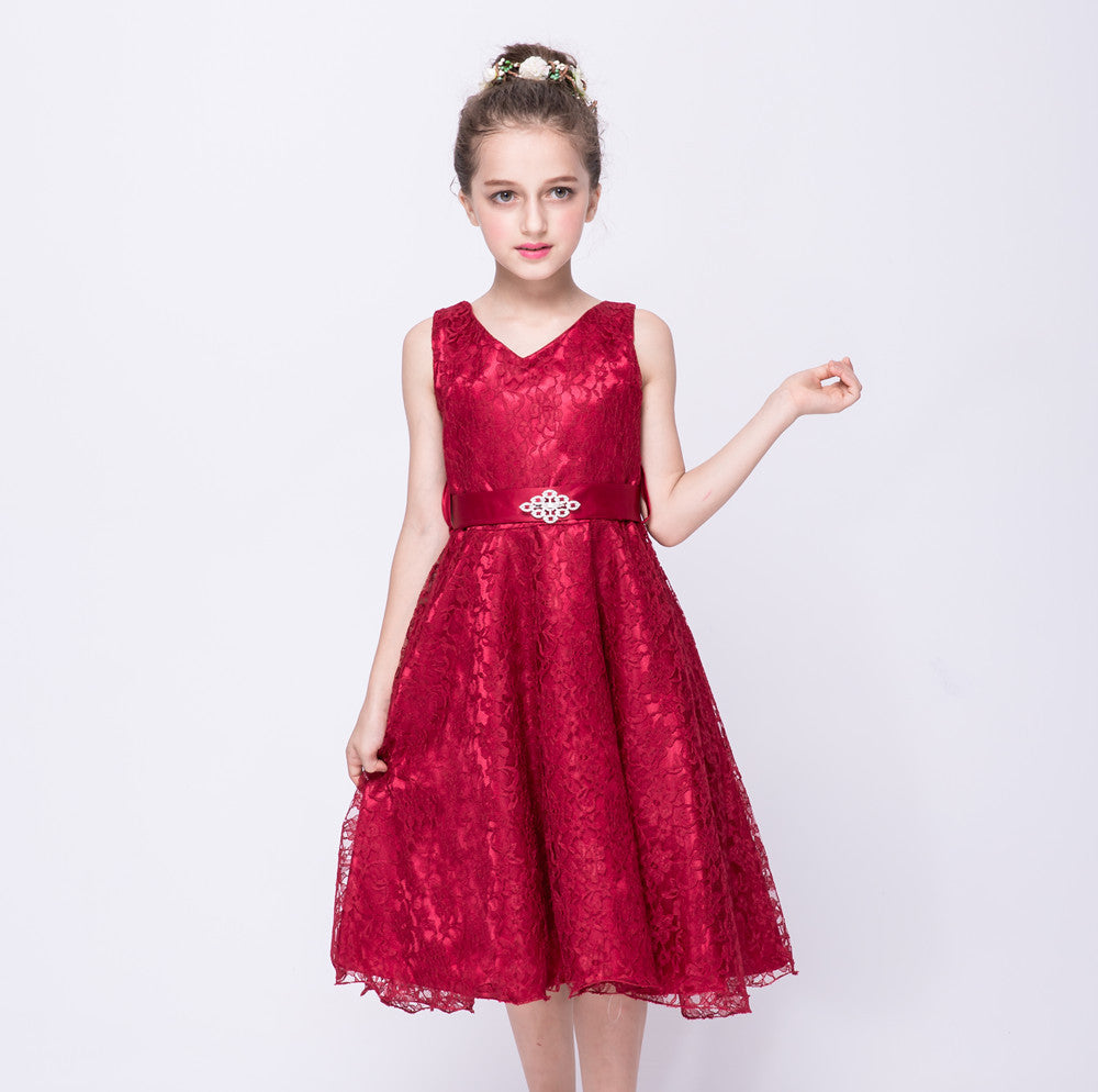 Girls' Lace Costume Dress