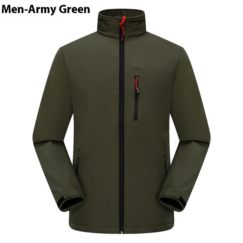 Men's Outdoor Waterproof Single-Layer Jacket
