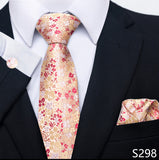 Men's Creative All-match Business Formal Wear Tie Scarf Cuff Buckle Set