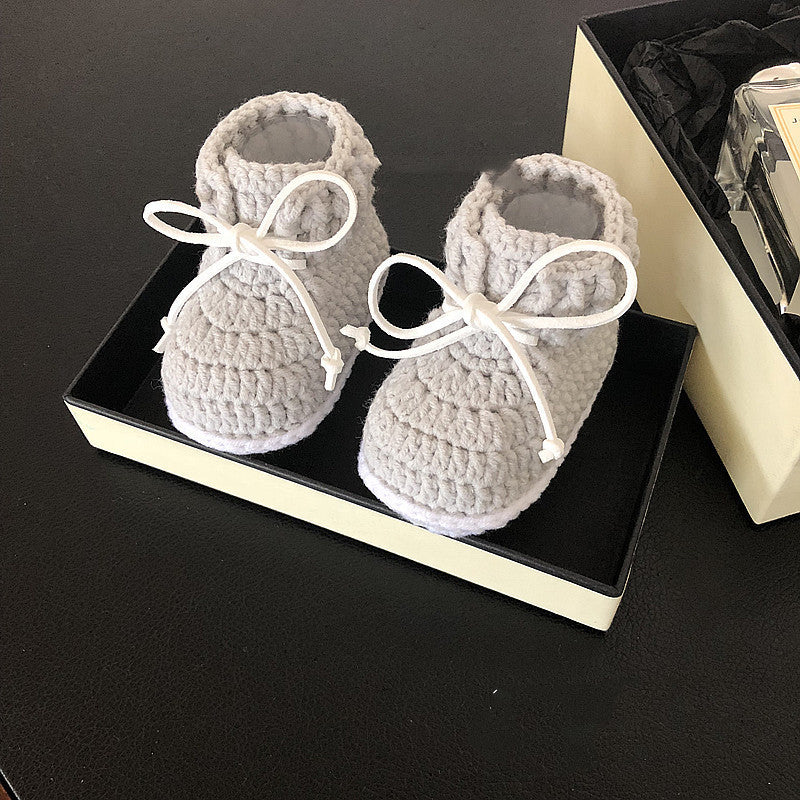 Hand-Woven Baby Booties