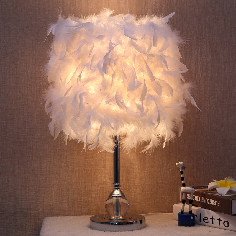 Feather Bedroom Night Light