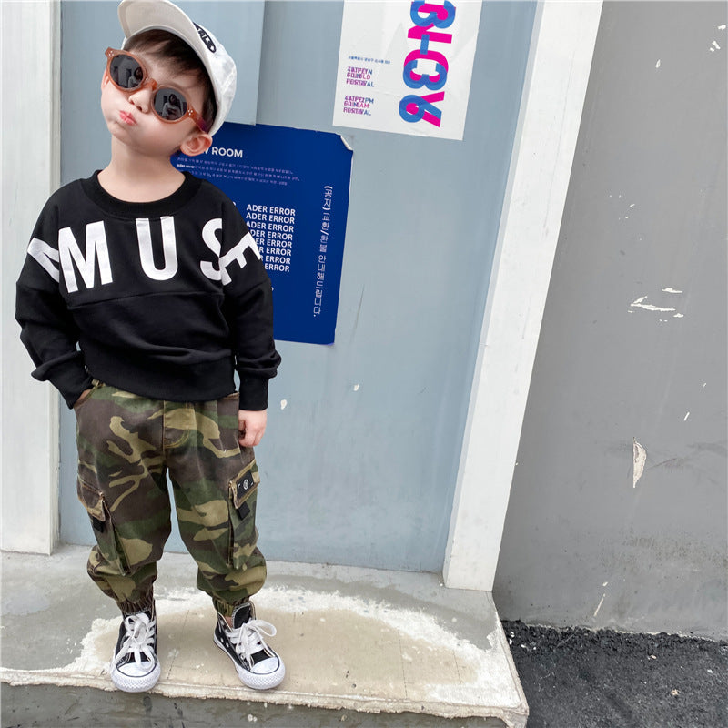 Kids' Patchwork Pullover Sweater