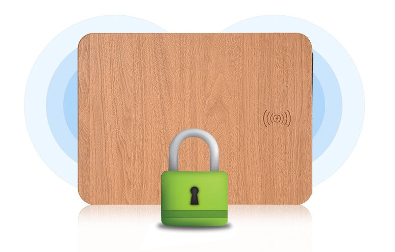 Wood-Grain Wireless Charger Pad