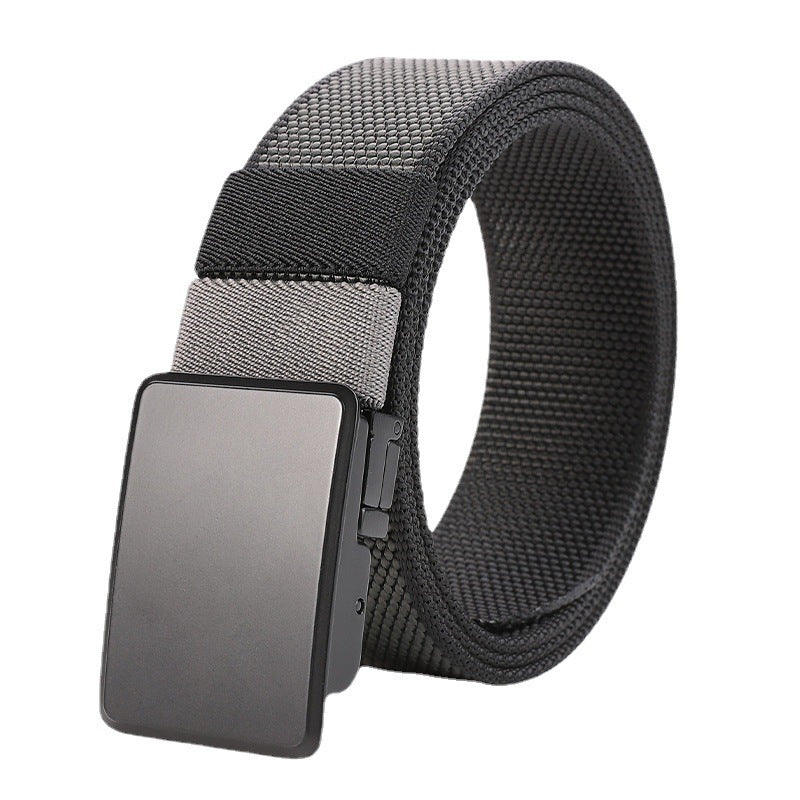 Men's Rotating-Buckle Reversible Nylon Belt