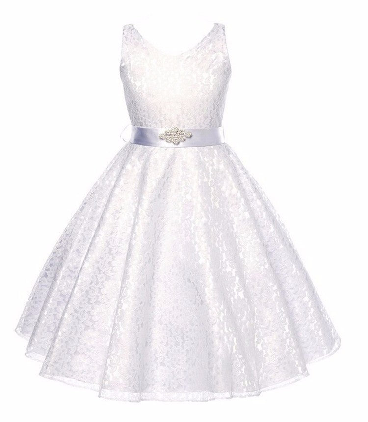 Girls' Lace Costume Dress