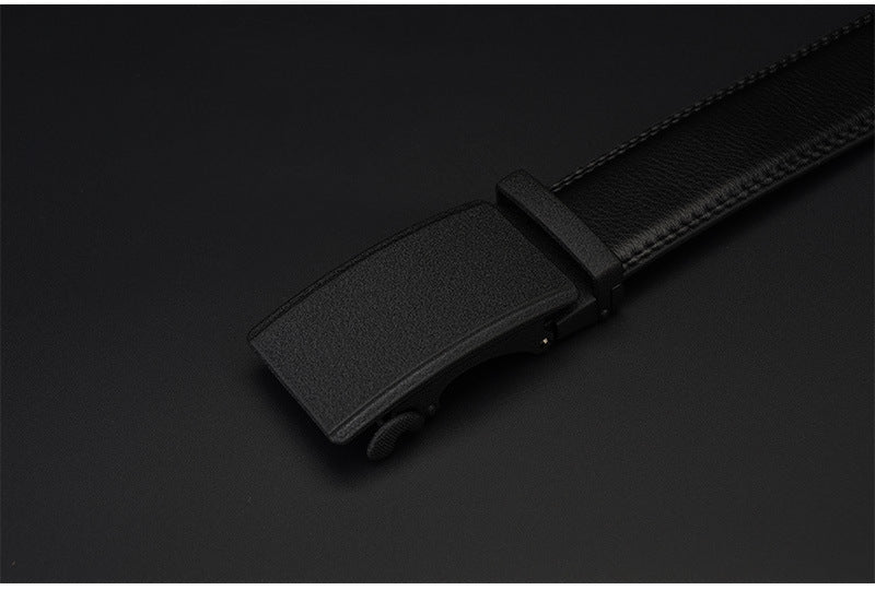 Two-Layer Cowhide Auto-Buckle Belt