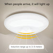 Human Induction Ceiling Lamp Infrared Garage Lamp Cloakroom Balcony Lamp Rechargeable For Easy Installation