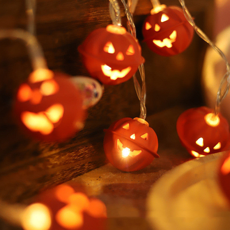 LED Halloween String Lights — Pumpkin & Ghost