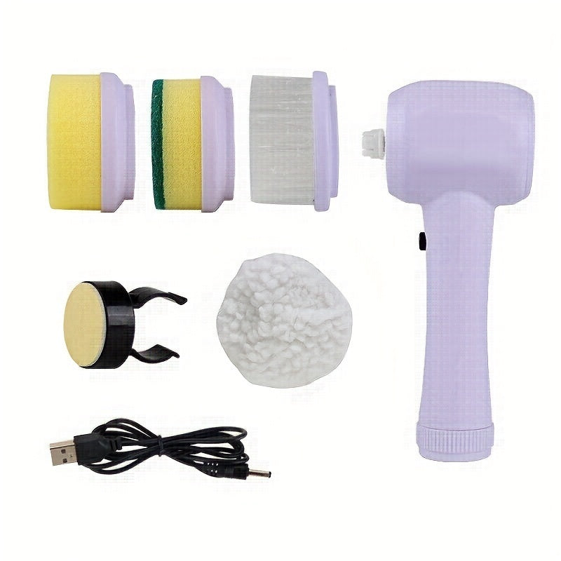 5-in-1 Electric Rotary Cleaning Brush