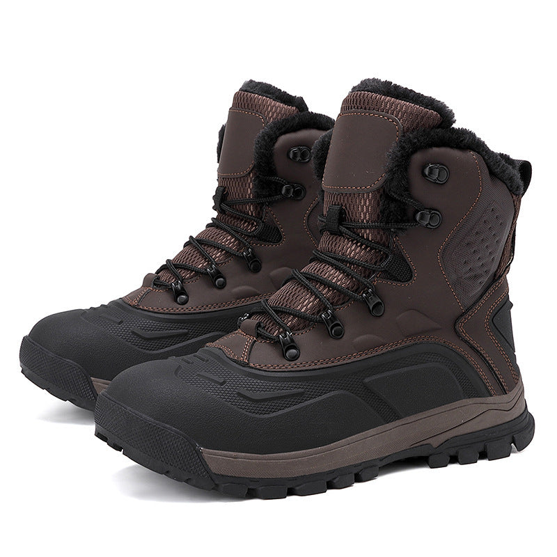 Men's Fleece-Lined High-Top Boots
