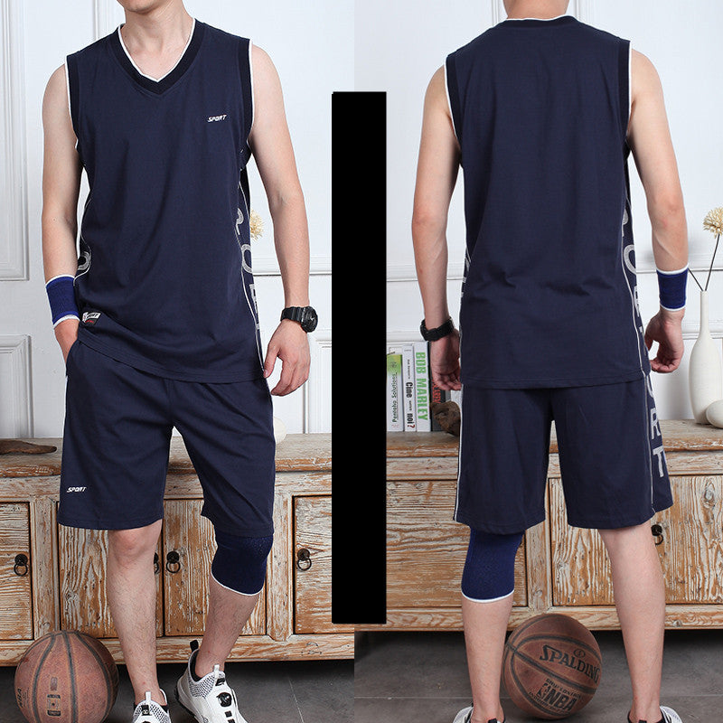 Men's Basketball Tank and Shorts Set