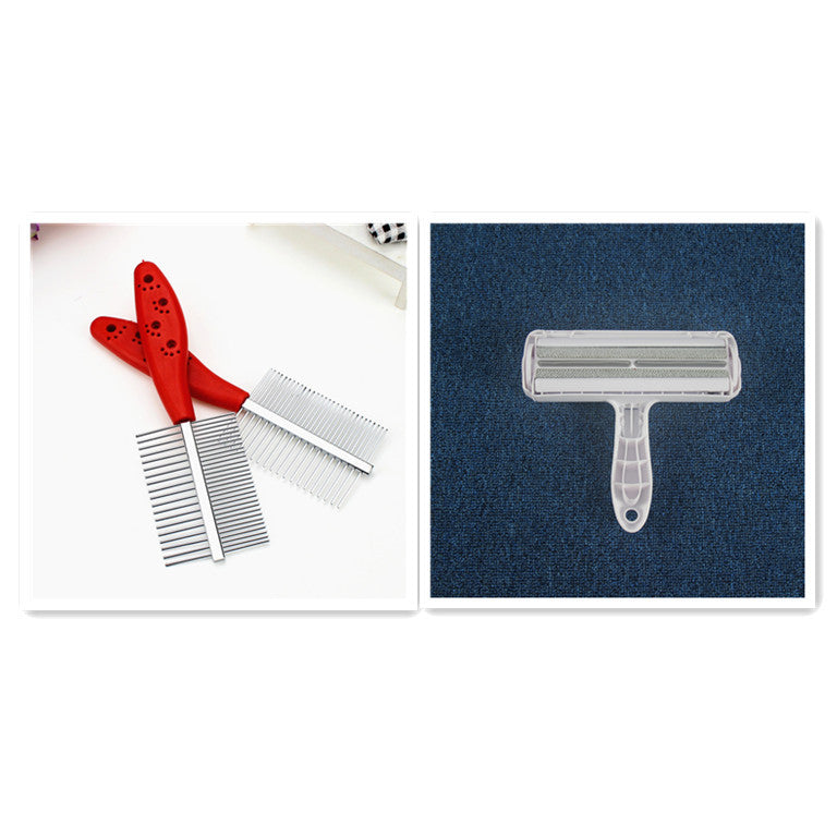 Double-Sided Dense-Tooth Pet Comb