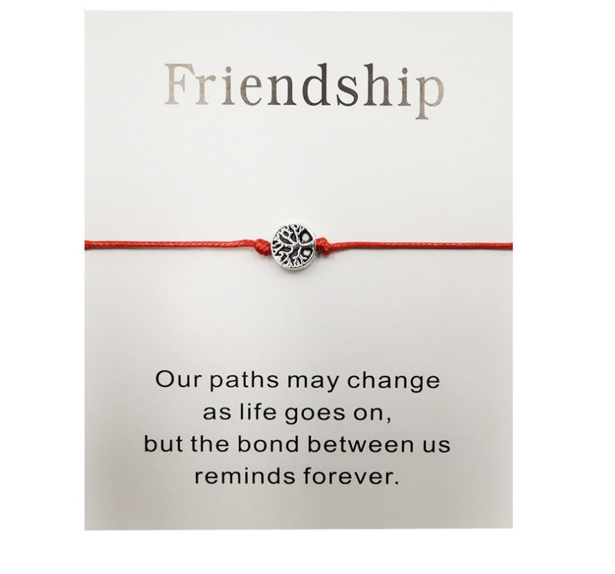 Hand-Woven Tree of Life Bracelet