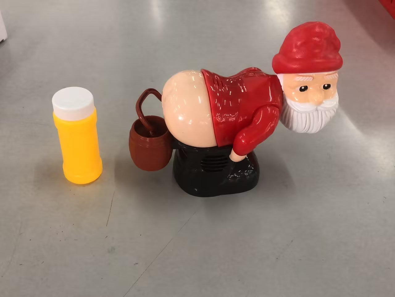Santa Bubble Machine Christmas Toy