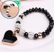 Crystal Heart Stretch Bracelet
