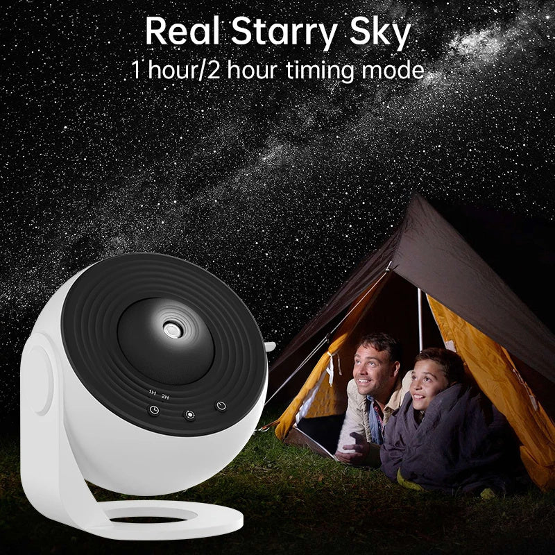 Galaxy Star Projector Night Light — 12-Scene