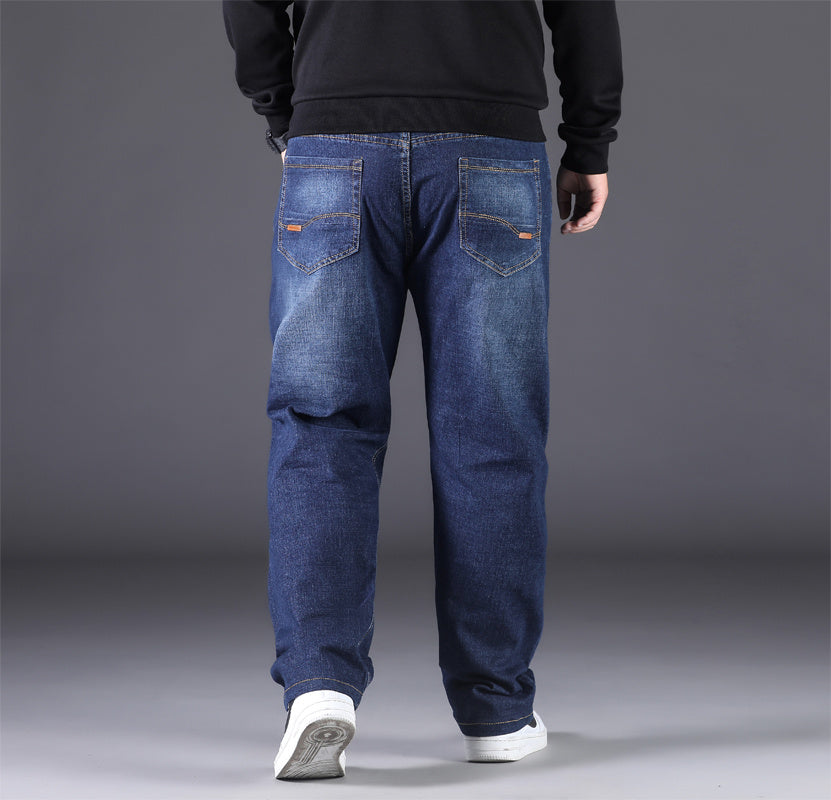 Men's Casual Straight Loose-Fit Pants
