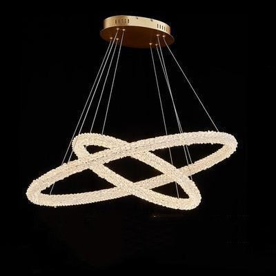 Crystal Ring Chandelier