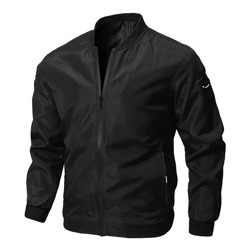 Solid Color Casual Men's Coat