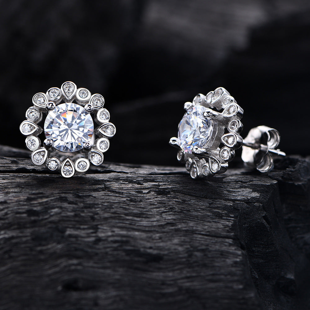 Sterling Silver Necklace and Earrings Set