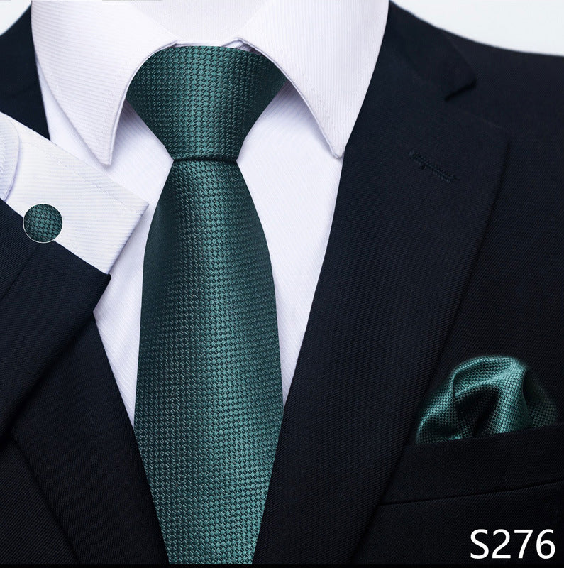 Men's Tie, Scarf & Cuff Buckle Set