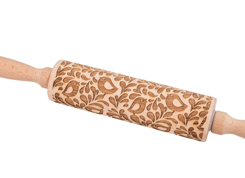 Christmas Embossing Rolling Pin