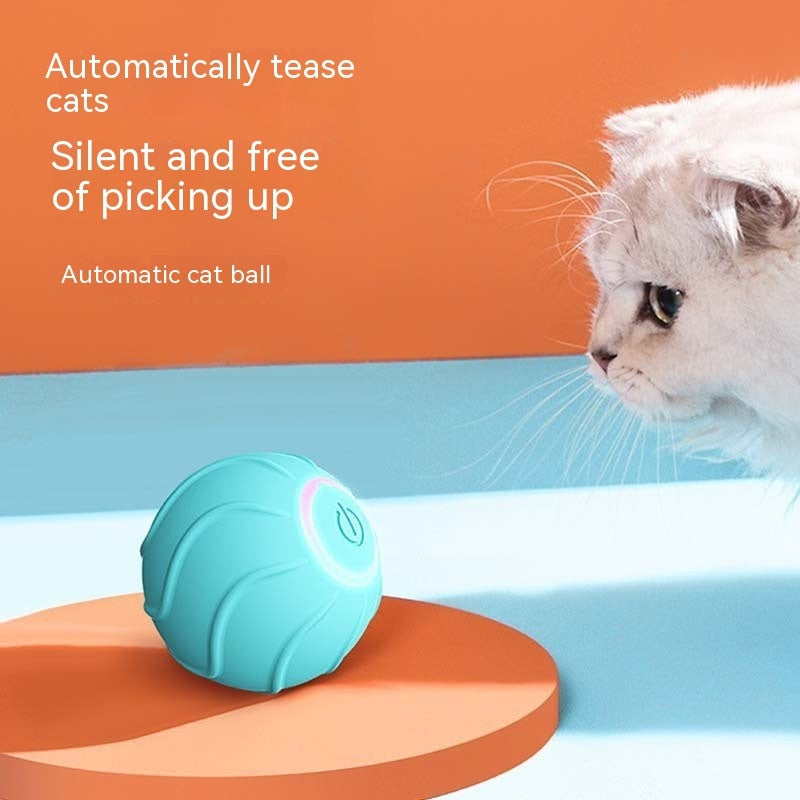 Self-Bouncing USB Cat Ball Toy