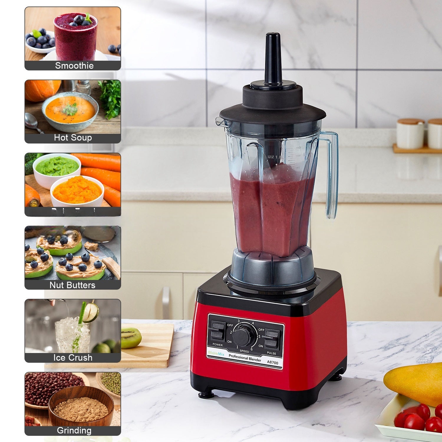 High-Performance Commercial Blender