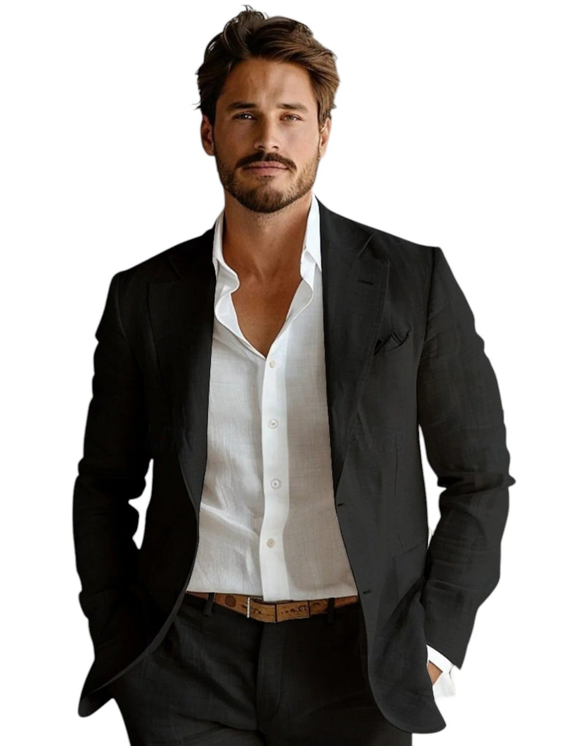 Men's Print Business-Casual Jacket