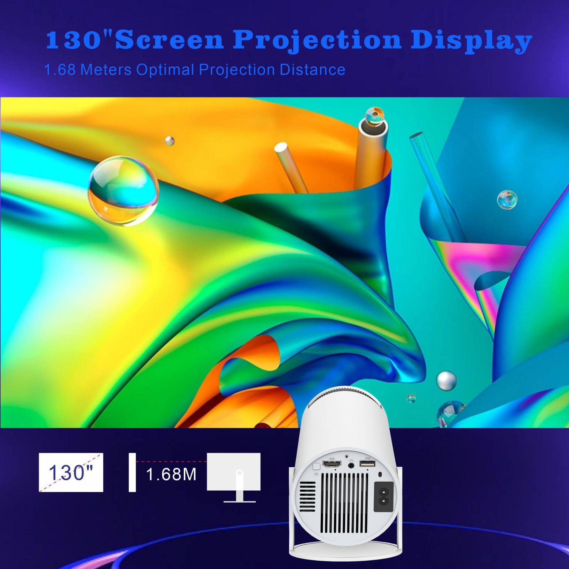 4K Ultra HD Smart Home Projector