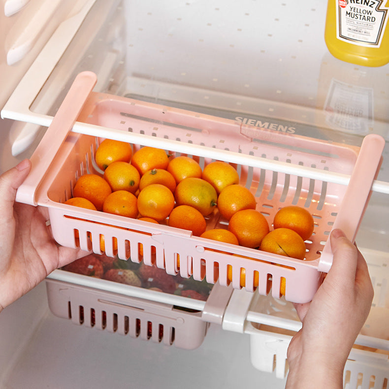 Stretchable Refrigerator Storage Basket