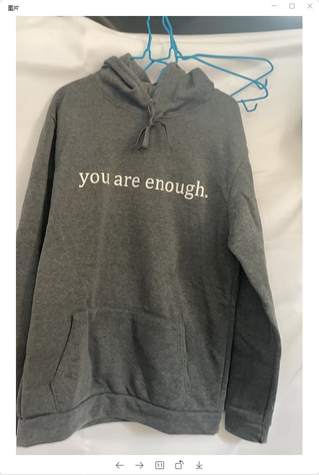 "Dear Person Behind Me" Plush Drawstring Hoodie