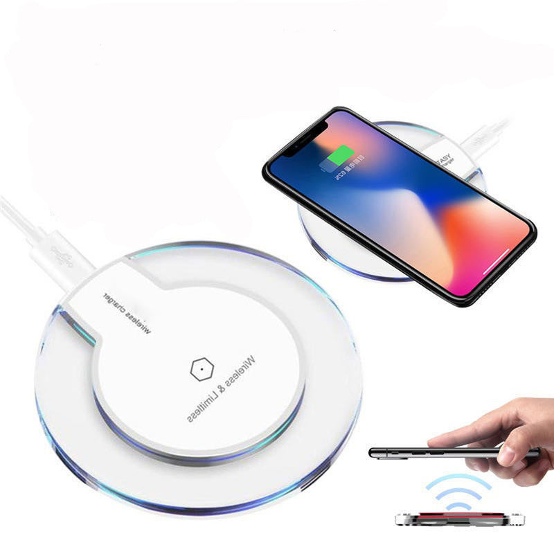 Round Crystal Wireless Charging Pad