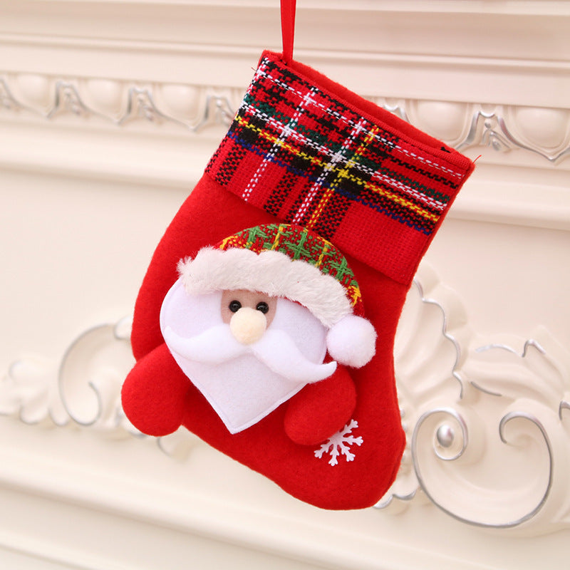 Santa Christmas Stocking Gift Bag