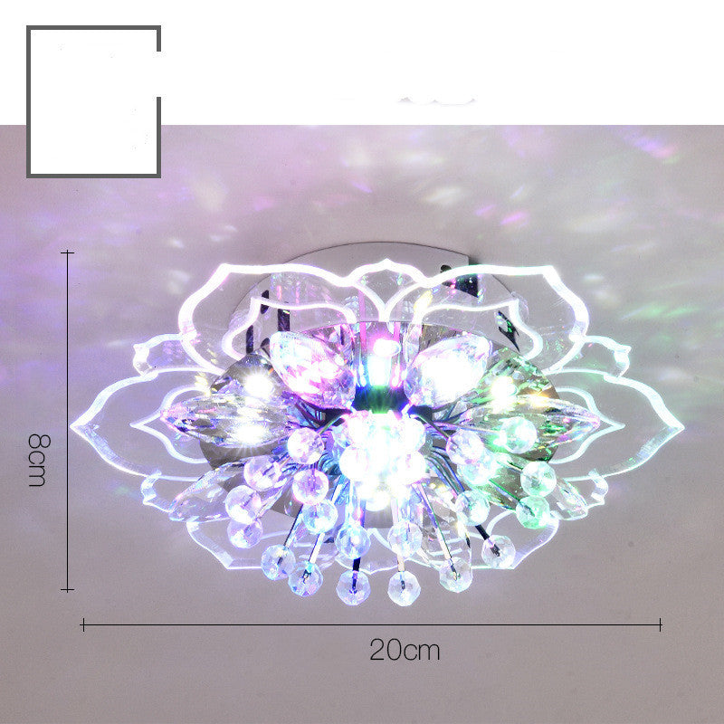 Small Crystal Corridor Chandelier