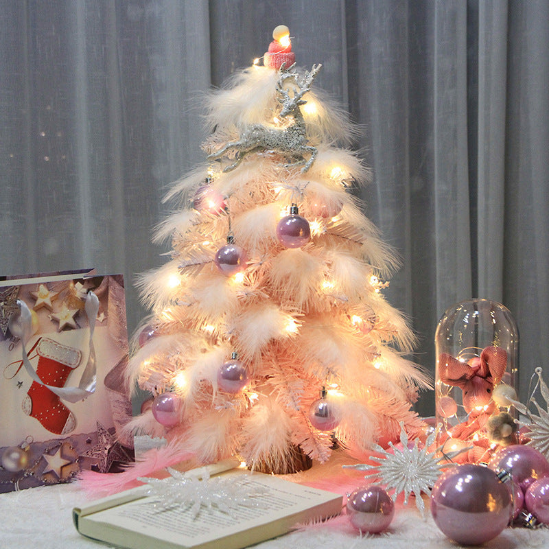 Feather Mini Desktop Christmas Tree