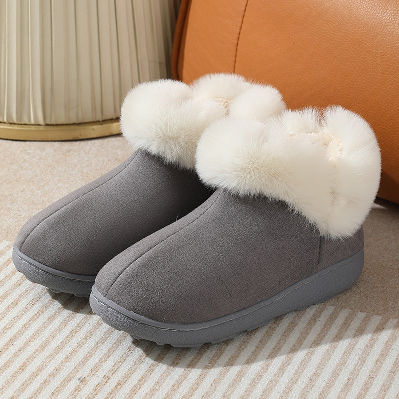 Platform Indoor Slipper Boots