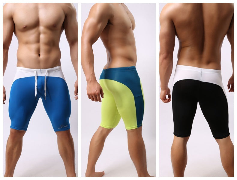 Men's Swim Trunks & Compression Leggings Set