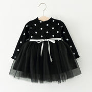 Baby Girl Cotton Long-Sleeve Princess Dress