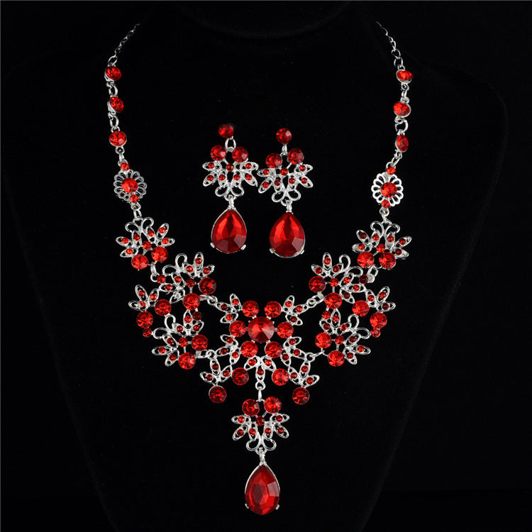 Wedding Necklace and Earrings Set