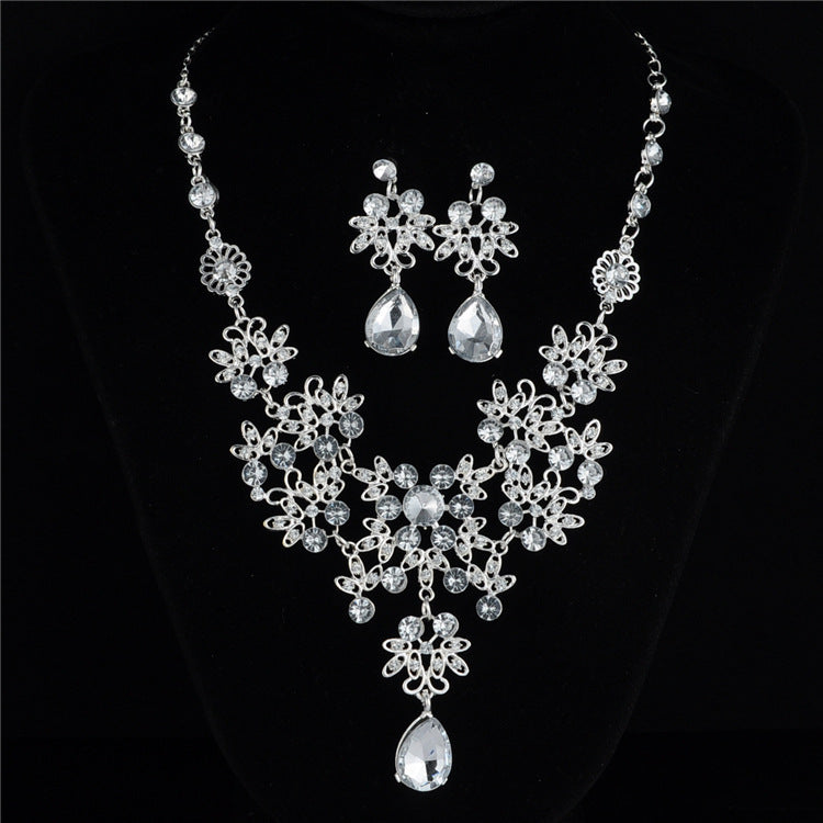 Wedding Necklace and Earrings Set